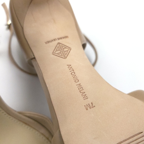 ANTONIO MELANI Nude Heeled Sandals - Picture 9 of 9